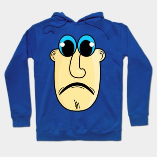 Shocked Funny Face Cartoon Emoji Hoodie